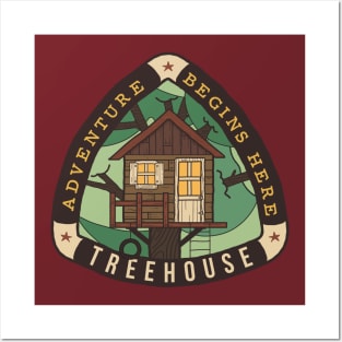 treehouse Posters and Art